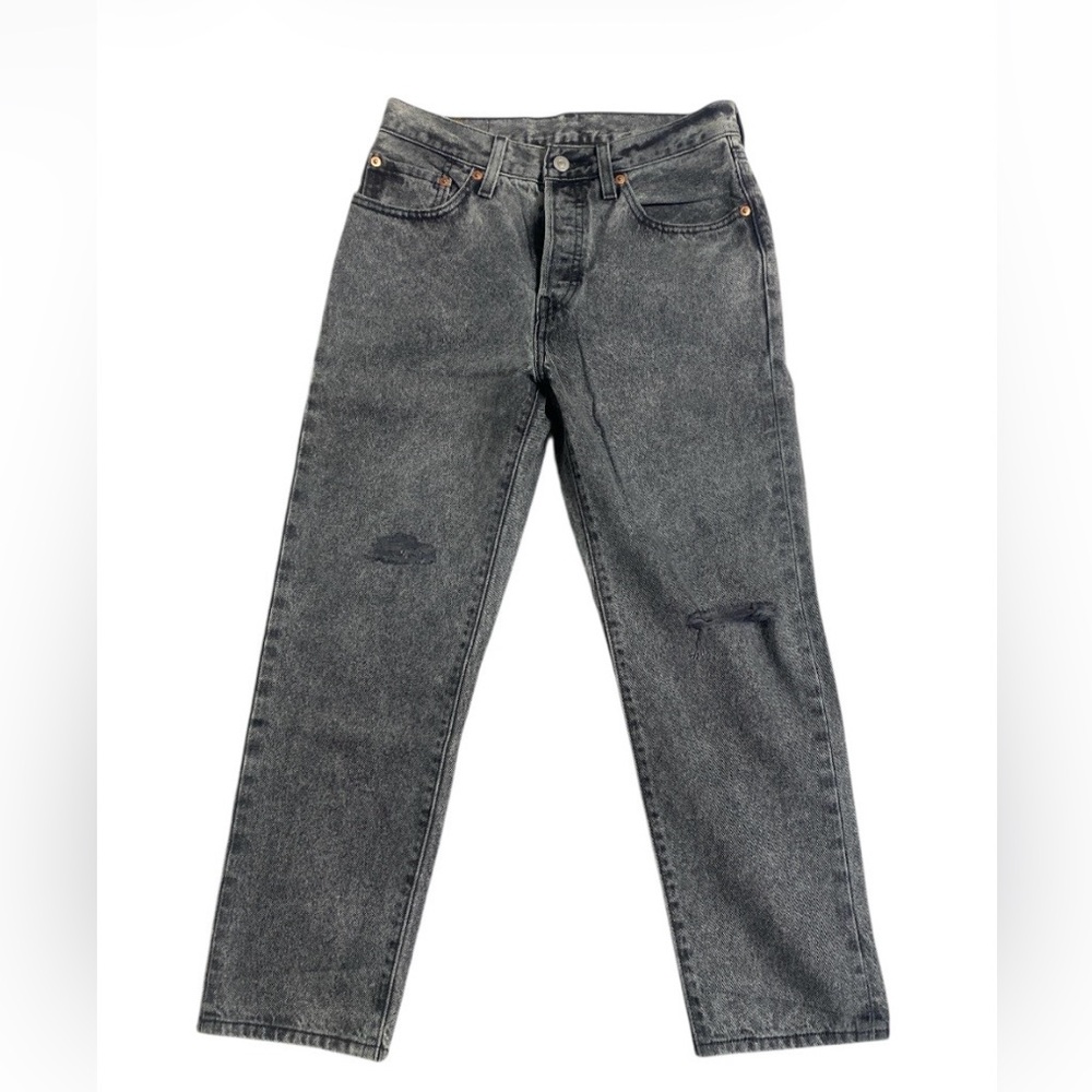 Levi's Women's Charcoal Straight Jeans